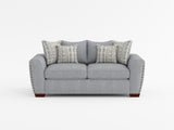 Silverthorne Gray Loveseat from Homelegance - Luna Furniture