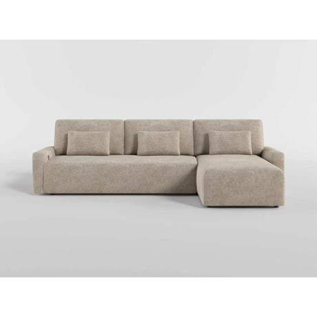 Cumulus Green 2-Piece Convertible RAF Sleeper Sectional from Homelegance - Luna Furniture
