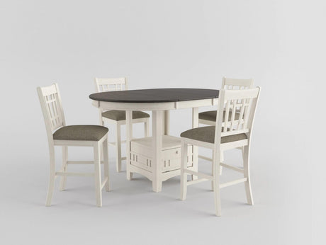 Junipero White Extendable Counter Height Table from Homelegance - Luna Furniture