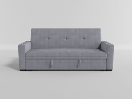 Grady Gray Convertible Sofa with Hidden Storage from Homelegance - Luna Furniture