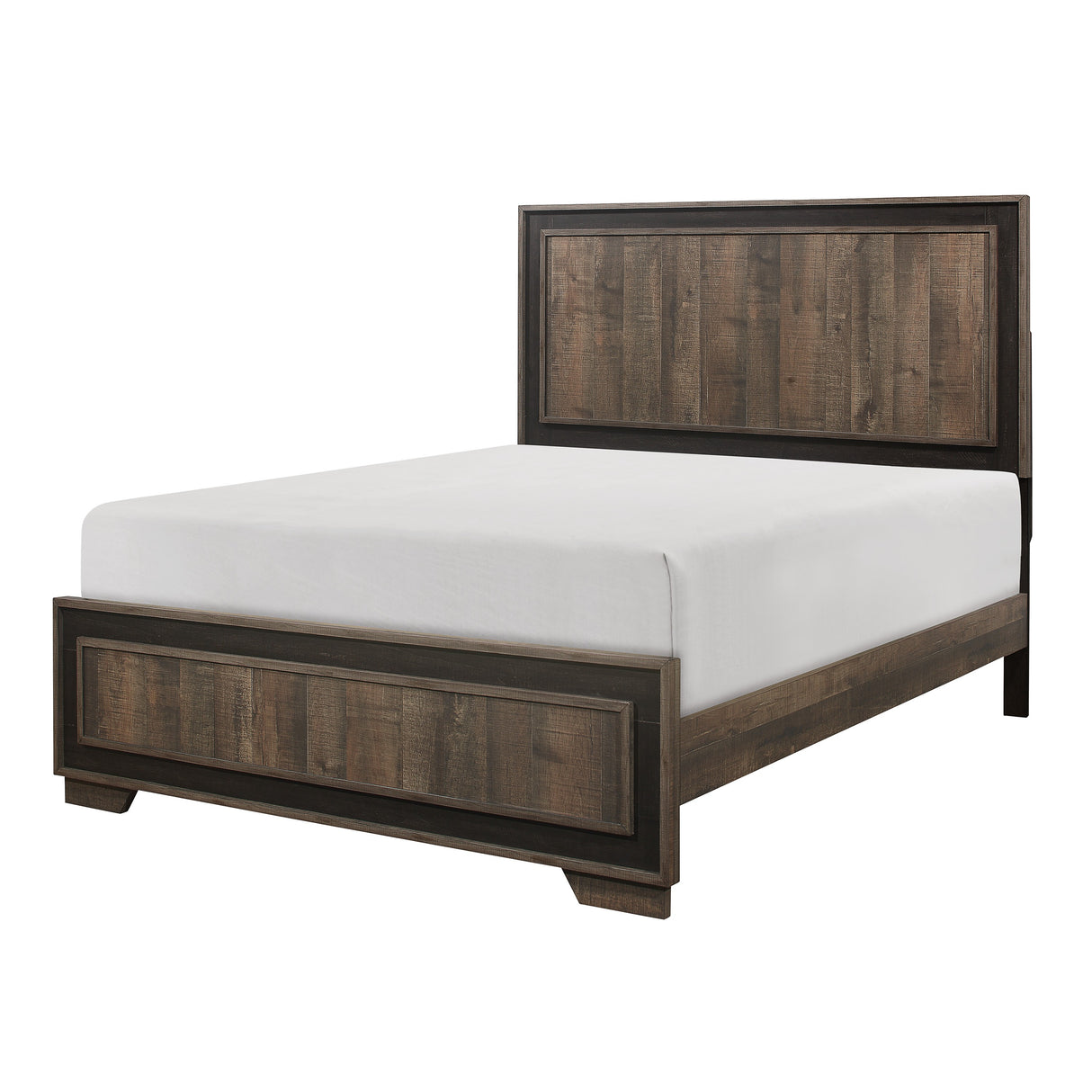 Ellendale Authentic Mahogany Queen Panel Bed from Homelegance - Luna Furniture