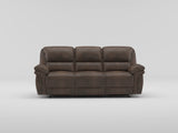 Proctor Brown Microfiber Power Double Reclining Loveseat with Center Console from Homelegance - Luna Furniture