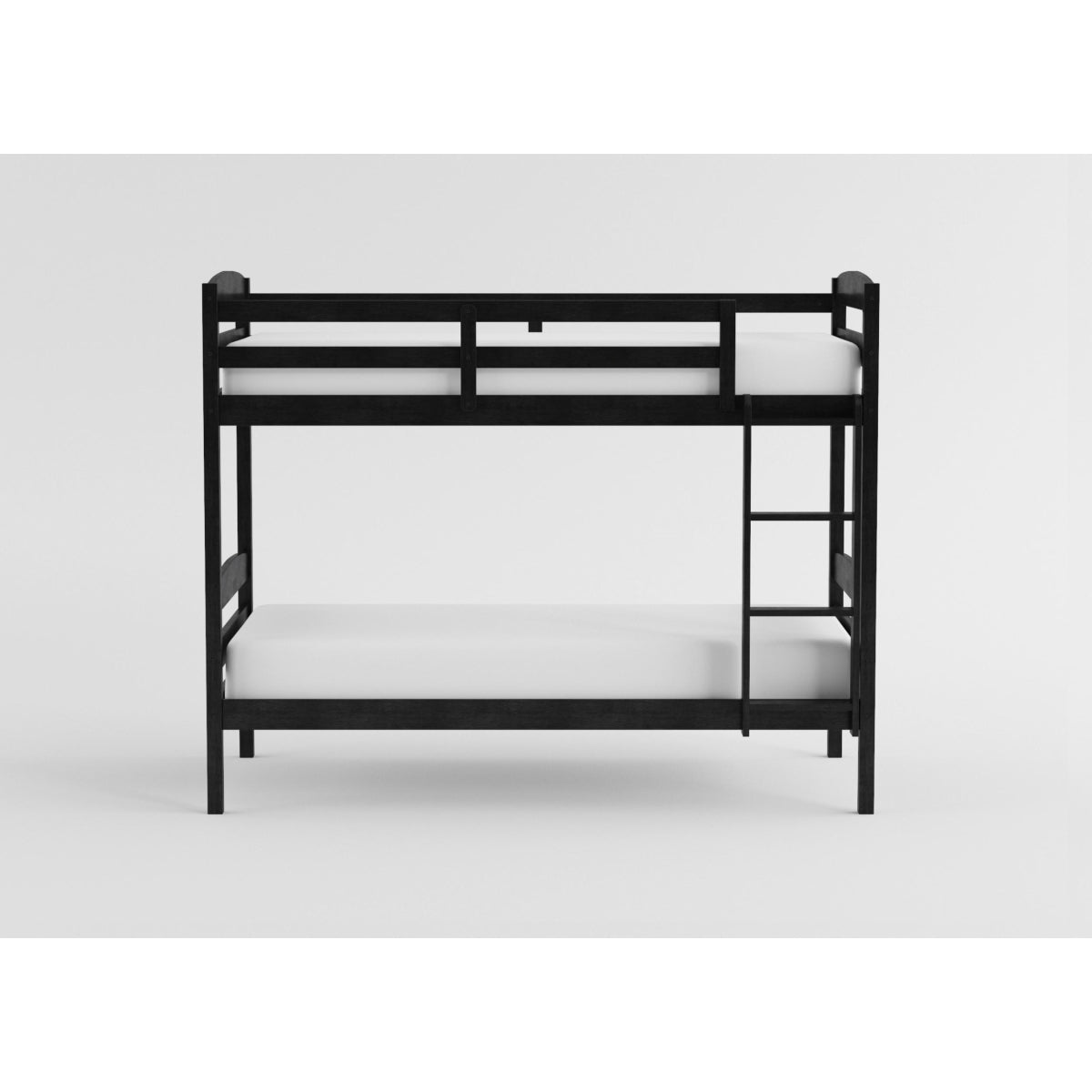 Lani White Twin/Twin Bunk Bed from Homelegance - Luna Furniture