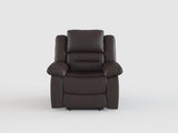 Jarita Chocolate Double Reclining Loveseat from Homelegance - Luna Furniture