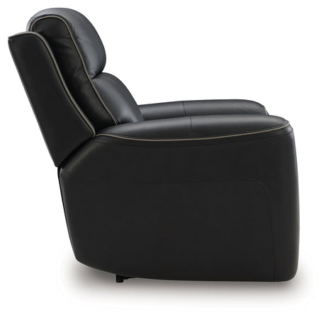 5Z-Comfort Onyx Power Recliner from Ashley - Luna Furniture