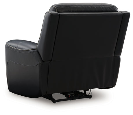 5Z-Comfort Onyx Power Recliner from Ashley - Luna Furniture