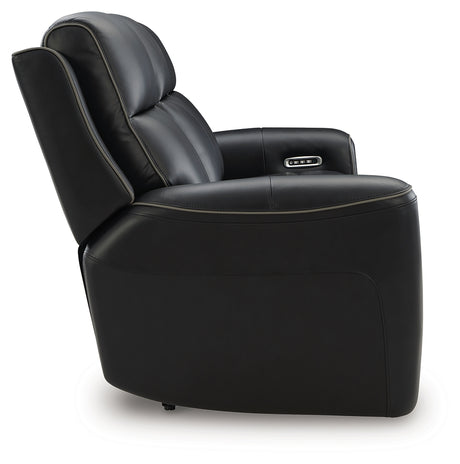 5Z-Comfort Onyx Power Reclining Sofa from Ashley - Luna Furniture