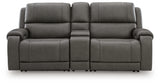 5Z - Pittson Anchor 3-Piece Power Reclining Sectional Loveseat with Console from Ashley - Luna Furniture