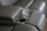 5Z - Pittson Anchor 3-Piece Power Reclining Sectional Loveseat with Console from Ashley - Luna Furniture
