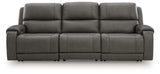 5Z - Pittson Anchor 3-Piece Power Sectional Reclining Sofa from Ashley Furniture - Luna Furniture