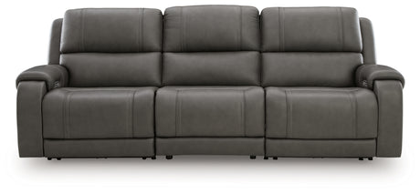 5Z - Pittson Anchor 3-Piece Power Sectional Reclining Sofa from Ashley Furniture - Luna Furniture