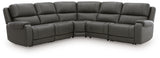 5Z - Pittson Anchor 5-Piece Power Reclining Sectional from Ashley - Luna Furniture