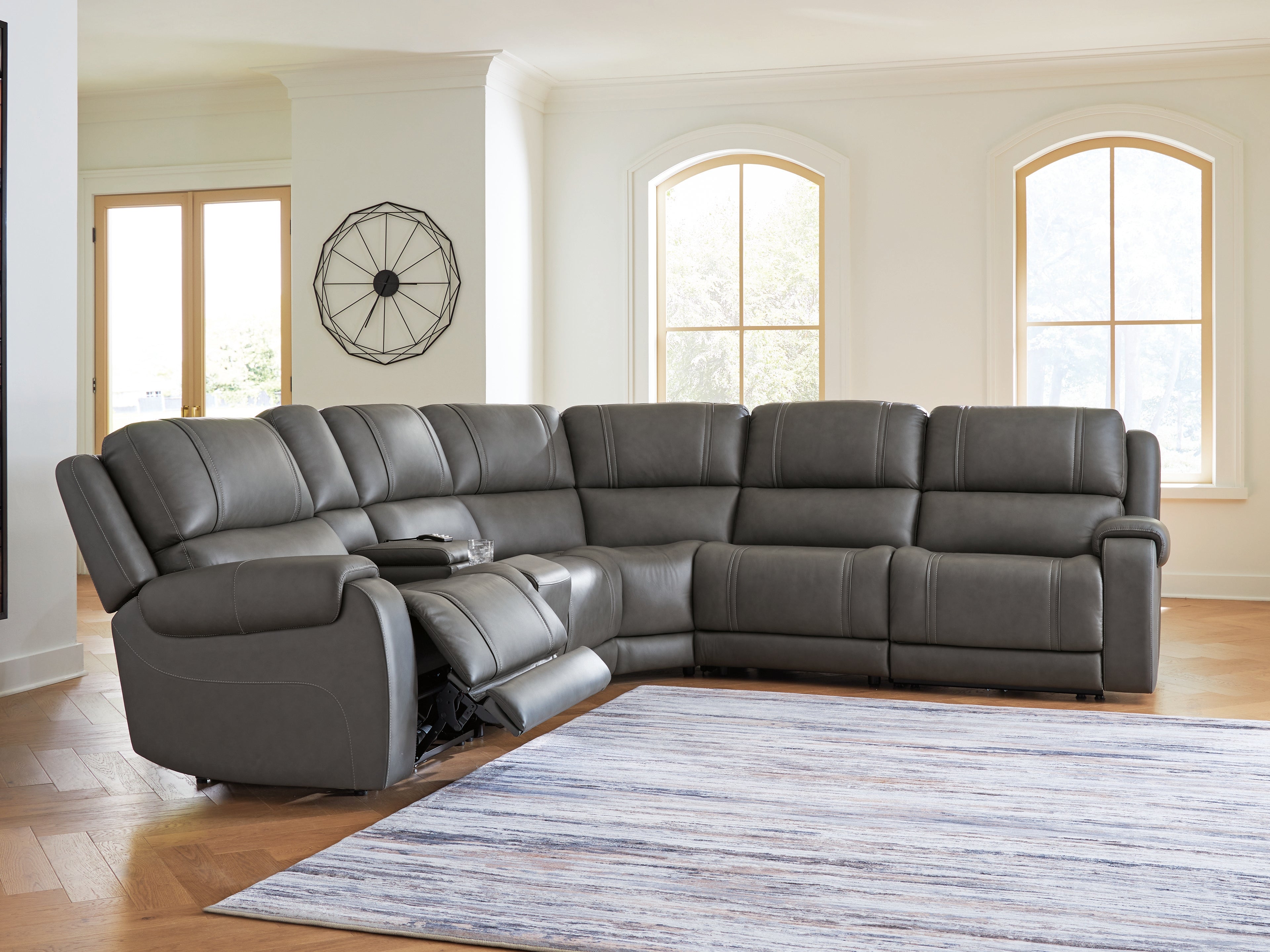 5Z - Pittson Anchor 6-Piece Power Reclining Sectional – Luna Furniture