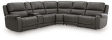 5Z - Pittson Anchor 6-Piece Power Reclining Sectional from Ashley - Luna Furniture