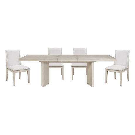 Tundra Ivory Extendable 5-Piece Dining Set from Homelegance - Luna Furniture