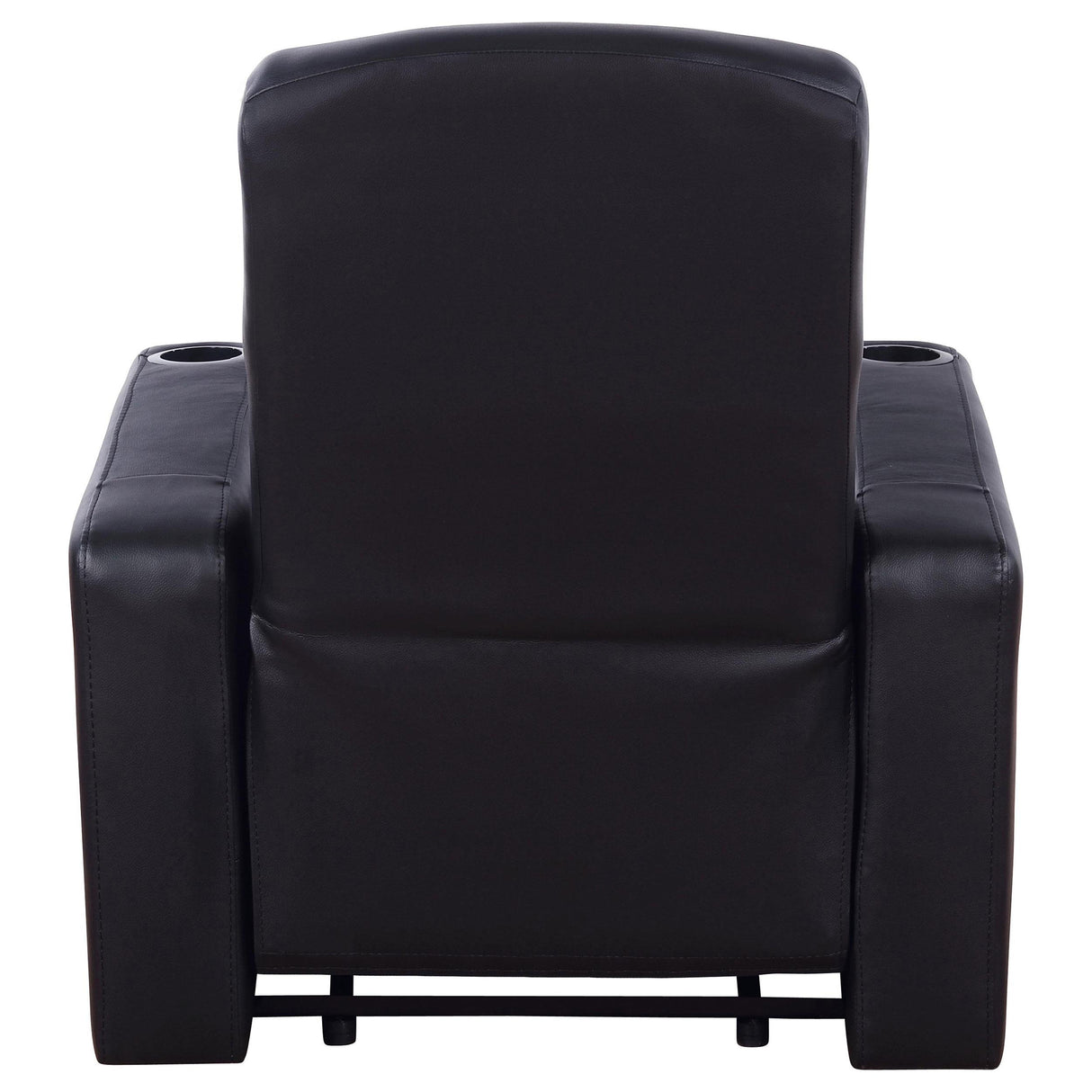 Cyrus Black Upholstered Recliner Living Room Set from Coaster - Luna Furniture