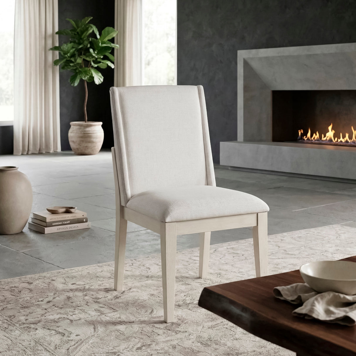 Tundra Ivory Side Chair, Set of 2 from Homelegance - Luna Furniture