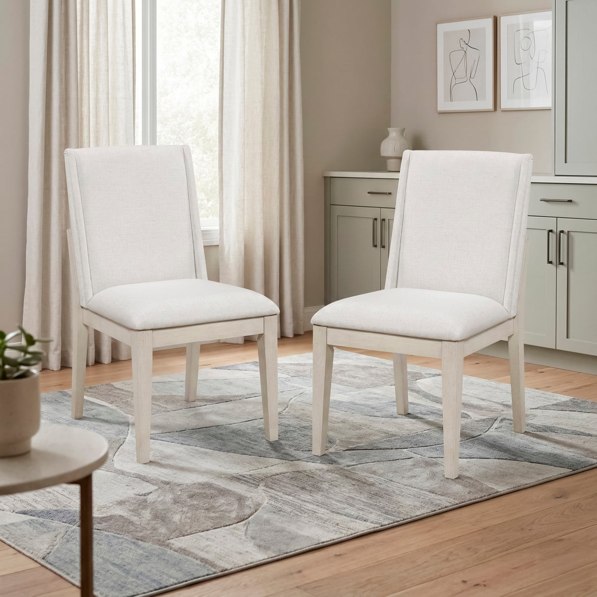 Tundra Ivory Side Chair, Set of 2 from Homelegance - Luna Furniture