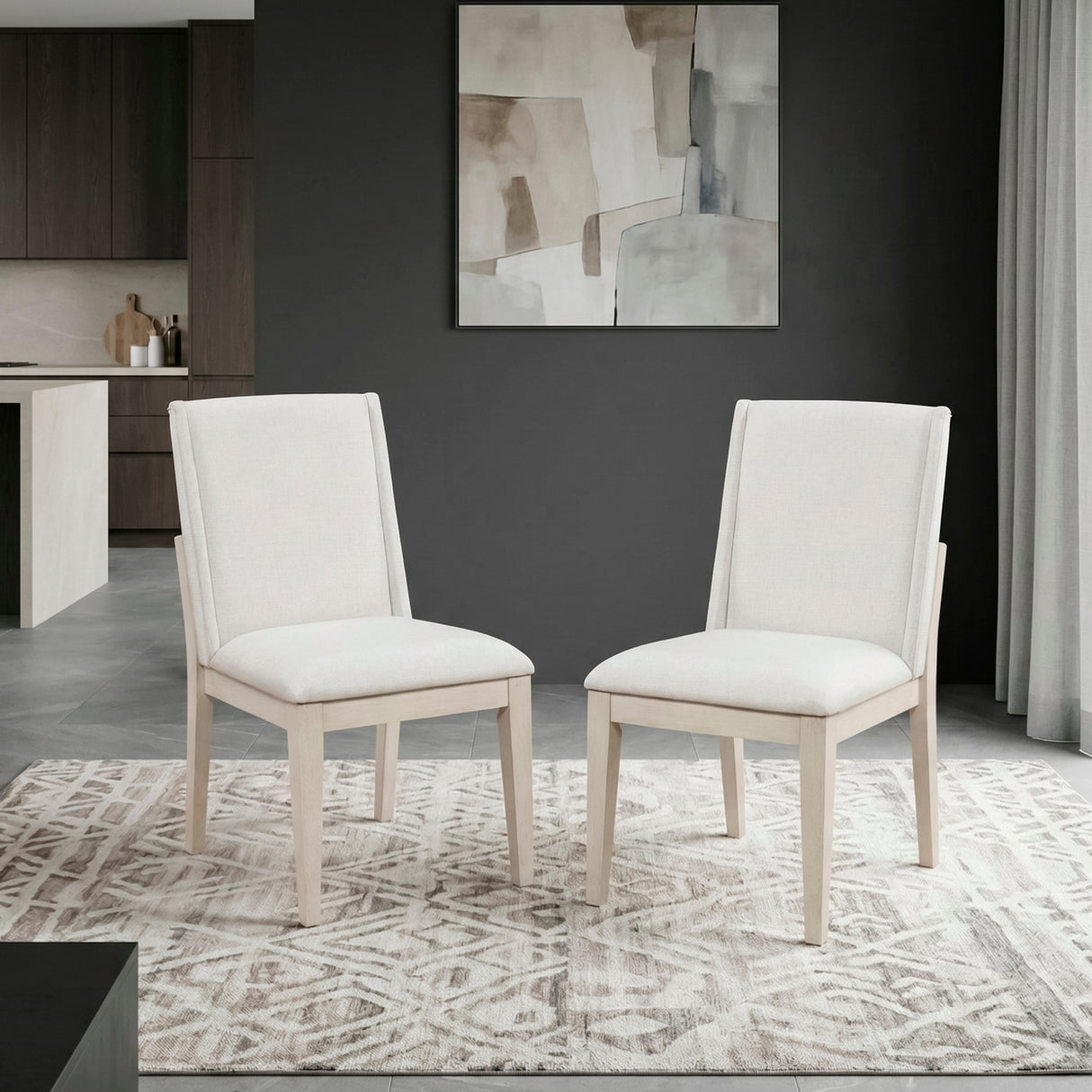 Tundra Ivory Side Chair, Set of 2 from Homelegance - Luna Furniture