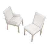 Tundra Ivory Arm Chair, Set of 2 from Homelegance - Luna Furniture