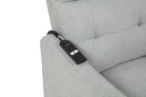 Dayes Light Gray Upholstered Power Lift Recliner Chair from Coaster - Luna Furniture