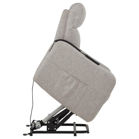 Dayes Taupe Upholstered Power Lift Recliner Chair from Coaster - Luna Furniture