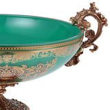 HD-6001-3H Bronze/Emerald Green/Gold Bowl from Homey Design - Luna Furniture