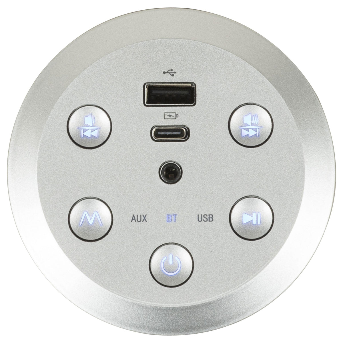Madden Black Leatherette Bluetooth Audio Console with Power Outlet from Coaster - Luna Furniture