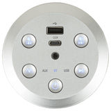 Madden Black Leatherette Bluetooth Audio Console with Power Outlet from Coaster - Luna Furniture