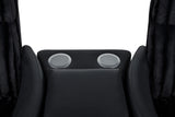 Madden Black Leatherette Bluetooth Audio Console with Power Outlet from Coaster - Luna Furniture