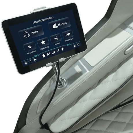 Sensation 4D DualFlex Massage Chair - Silver / Gray from Infinity - Luna Furniture