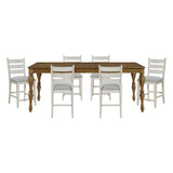 Wyatt Weathered White/Gray Counter Height Chair, Set of 2 from Homelegance - Luna Furniture