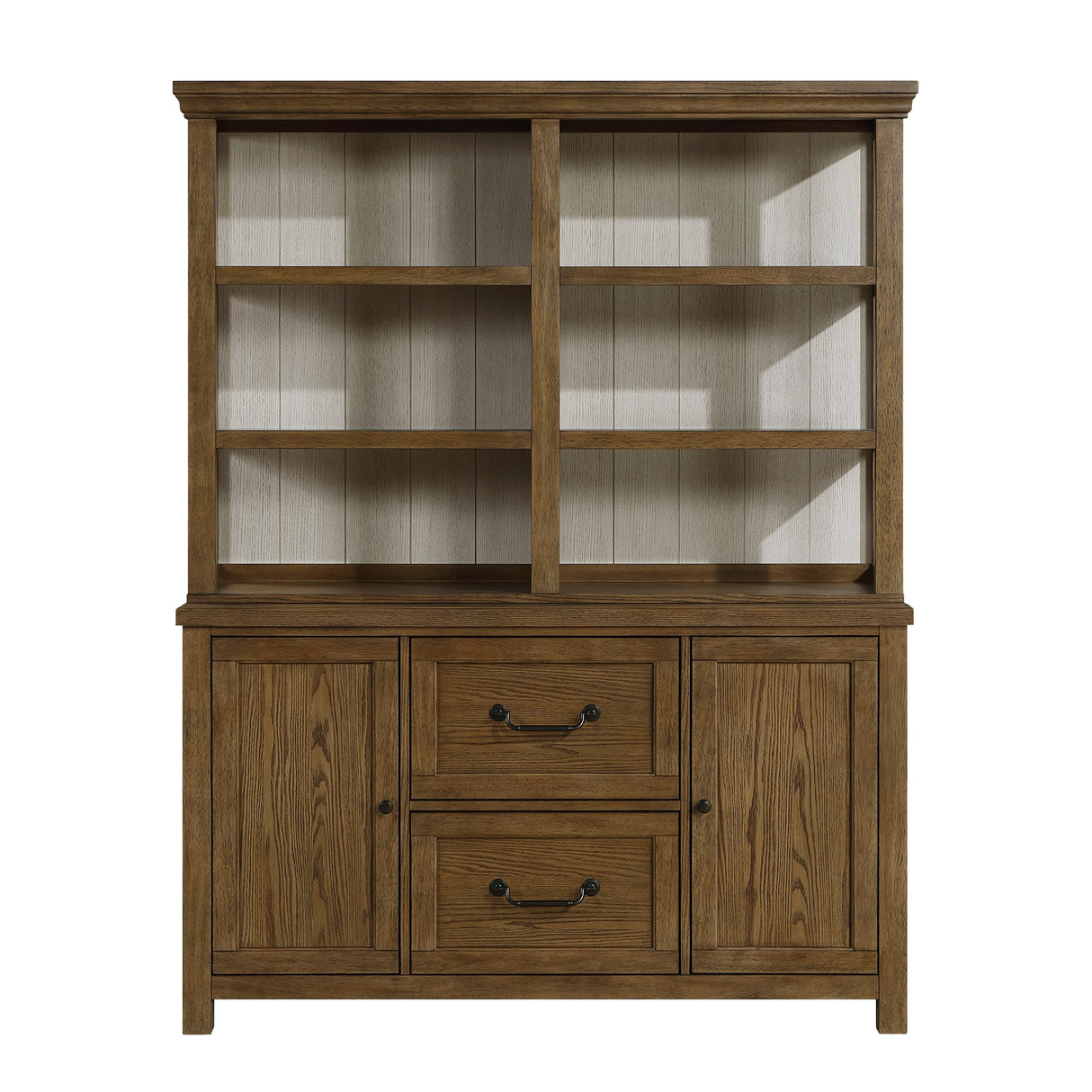 Wyatt Brown Buffet & Hutch from Homelegance - Luna Furniture