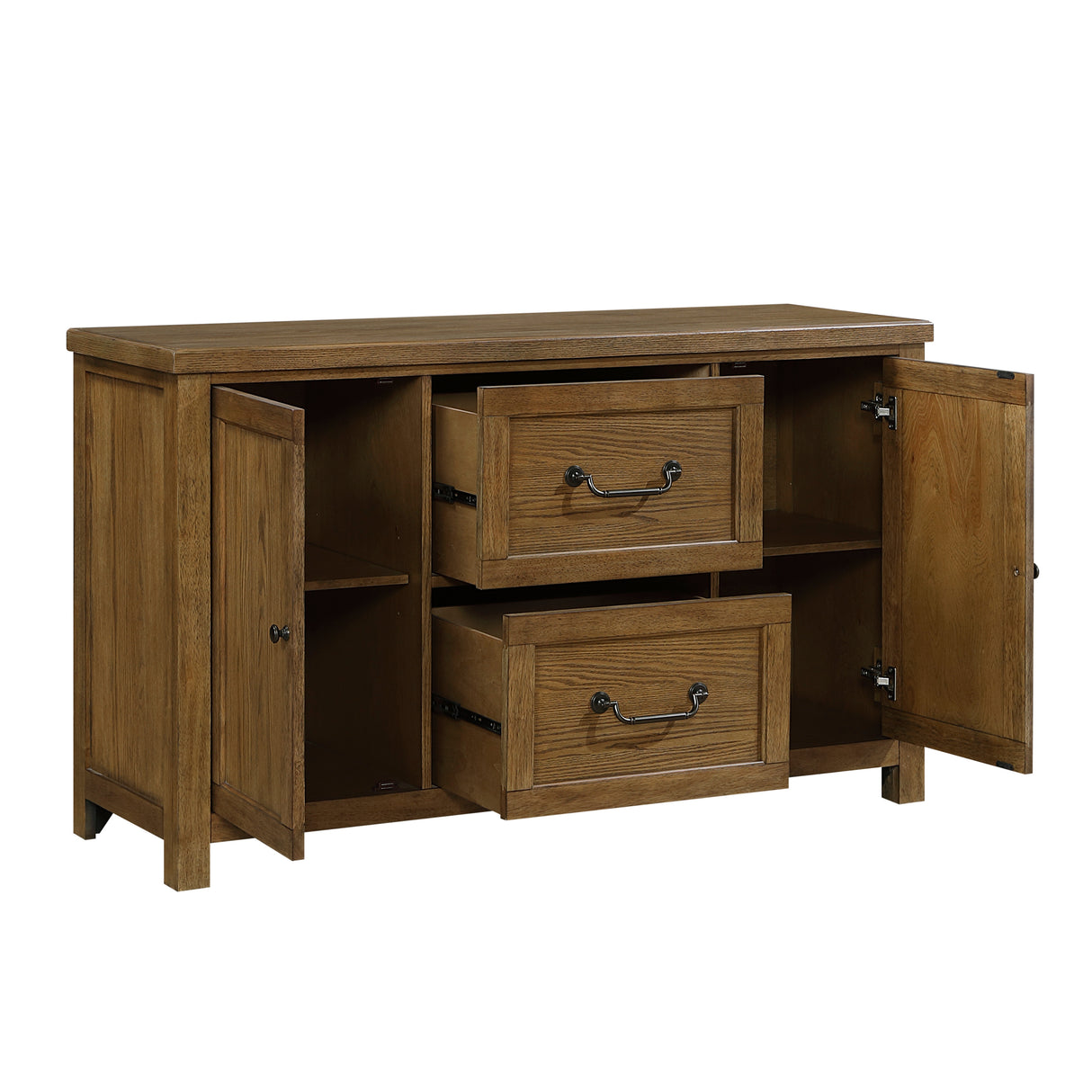 Wyatt Brown 91" Extendable Dining Table from Homelegance - Luna Furniture