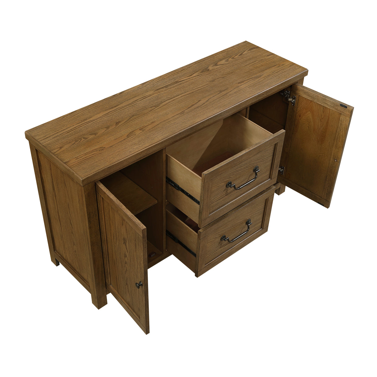 Wyatt Brown 91" Extendable Dining Table from Homelegance - Luna Furniture