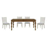 Wyatt Brown 91" Extendable Dining Table from Homelegance - Luna Furniture