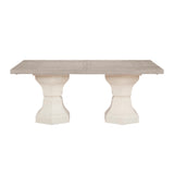 Lofton Light Gray/Ivory Extendable Dining Set from Homelegance - Luna Furniture