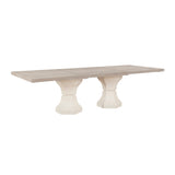 Lofton Light Gray/Ivory Extendable Dining Set from Homelegance - Luna Furniture