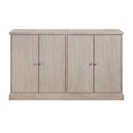 Lofton Light Gray/White Round Dining Table from Homelegance - Luna Furniture