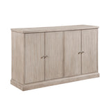 Lofton Light Gray/White Round Dining Table from Homelegance - Luna Furniture