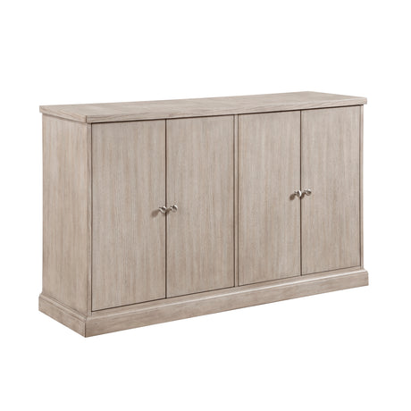 Lofton Light Gray/White Round Dining Table from Homelegance - Luna Furniture