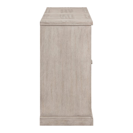 Lofton Light Gray/White Round Dining Table from Homelegance - Luna Furniture