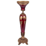 HD-6020 Bronze/Ruby Red/Gold Candleholder from Homey Design - Luna Furniture