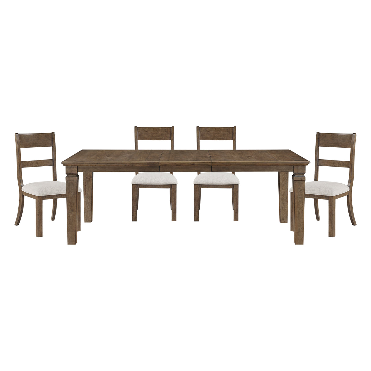Quinn Light Brown/Light Gray Dining Side Chair, Set of 2 from Homelegance - Luna Furniture