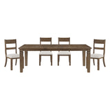Quinn Light Brown/Light Gray Dining Side Chair, Set of 2 from Homelegance - Luna Furniture