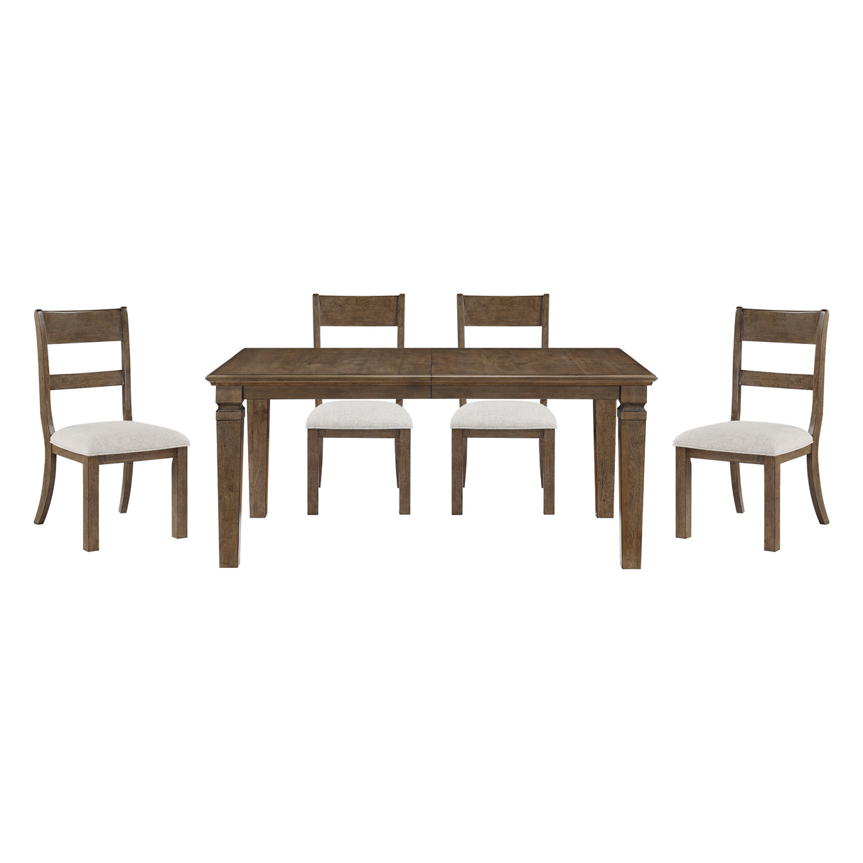 Quinn Light Brown/Light Gray Dining Side Chair, Set of 2 from Homelegance - Luna Furniture