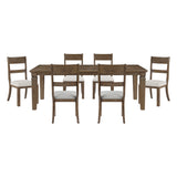 Quinn Light Brown/Light Gray Dining Side Chair, Set of 2 from Homelegance - Luna Furniture