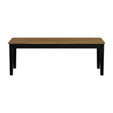 Tyler Brown/Black Bench from Homelegance - Luna Furniture