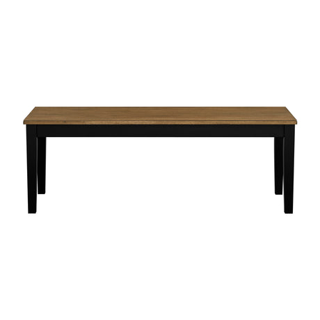 Tyler Brown/Black Bench from Homelegance - Luna Furniture