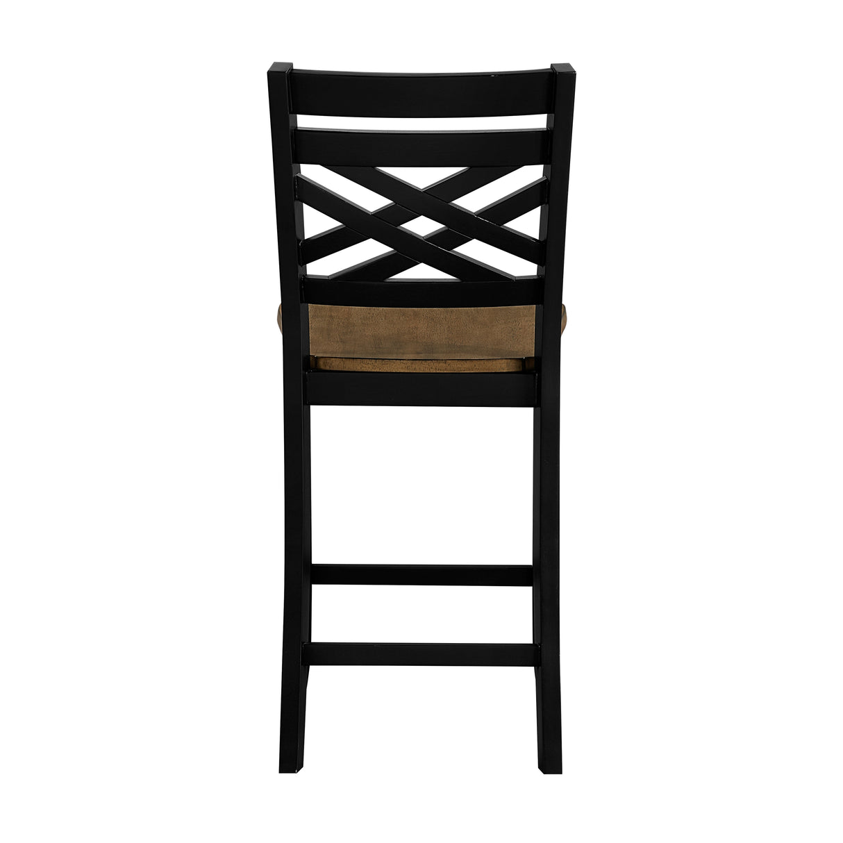 Tyler Black/Brown 5-Piece Counter Height Set from Homelegance - Luna Furniture